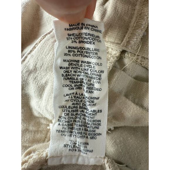 Avec Les Filles Ivory Wide Leg High Rise Pants size Small - Picture 8 of 12